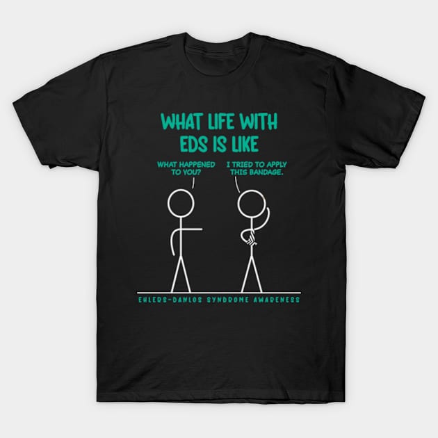 What Life With EDS Is Like - The Bandage T-Shirt by Jesabee Designs